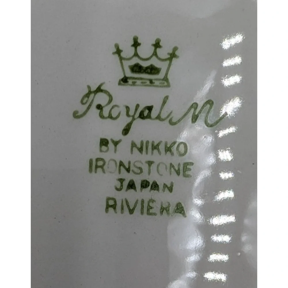 Nikko Riviera Red Salad Plates 7 3/8